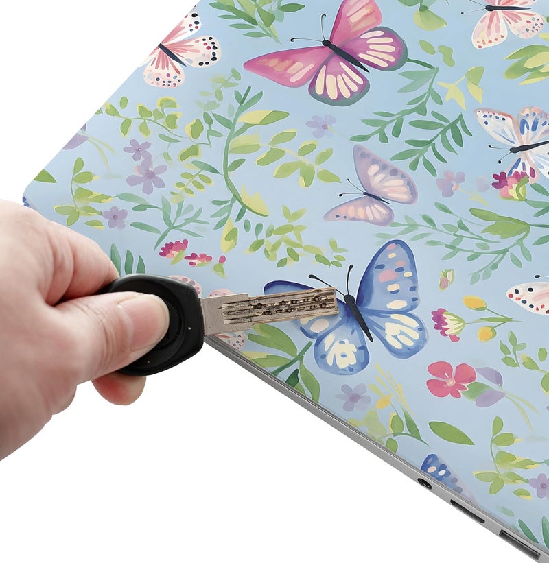 AORTDES Laptop Skin Sticker 12.1 13 13.3 14 15 15.6 Inches Netbook Sticker Decal Reusable Universal Notebook PC Art Personalized Protector by (AD-NEK-72 Butterflies) - Image 3